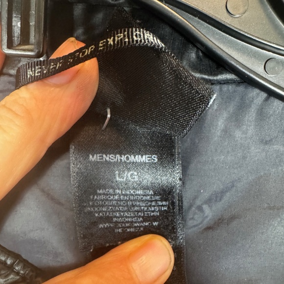 The North Face Jacket Mens Size Large Black Lightweight Gorpcore Hiking Skiing - Picture 2 of 9